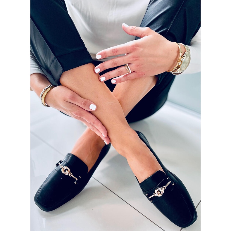 Tansy crne ženske mokasinke crno 2