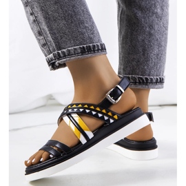 Doren crne ženske sandale crno 1