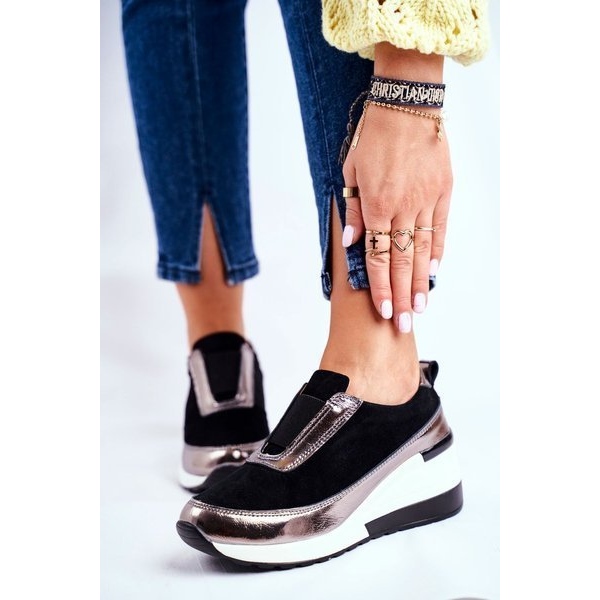 S.Barski Ženske sportske cipele Tenisice Crna kožna Wilimont 2