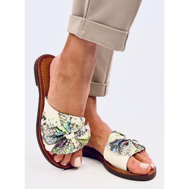 Vors Beige ženske papuče raznobojna 2