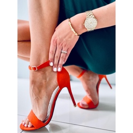 Sheila Orange sandale na visoku petu narančasta 2