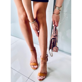 Sandale na visoku petu Sheila DK.CAMEL smeđa 1