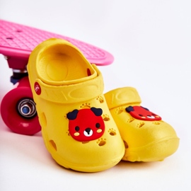 BEFADO S.A. Dječje papuče Kroks Miś Befado 159X107 žute žuta boja 1