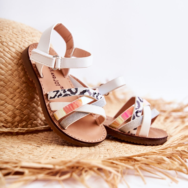 FR1 Dječje bijele Nelson sandale bijela bijela 1