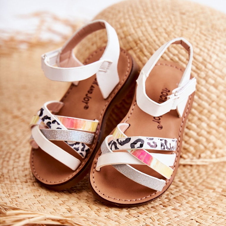 FR1 Dječje bijele Nelson sandale bijela bijela 2