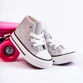 Dječje tenisice High Silver Catrina srebro srebro 1