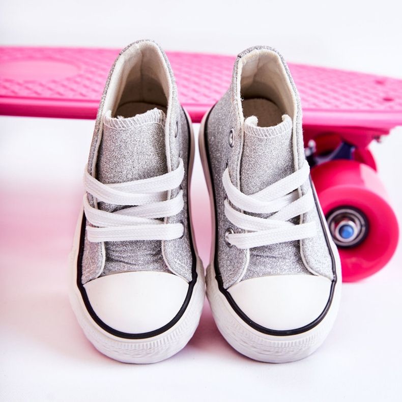 Dječje tenisice High Silver Catrina srebro srebro 2