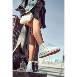 FS3 Klasične visoke tenisice, bijeli Volterro bijela 1