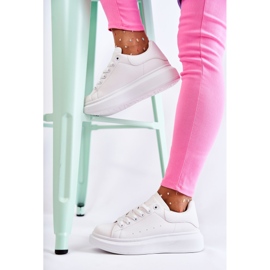 FS3 Ženske sportske cipele na platformi Bijeli Eliso bijela 1