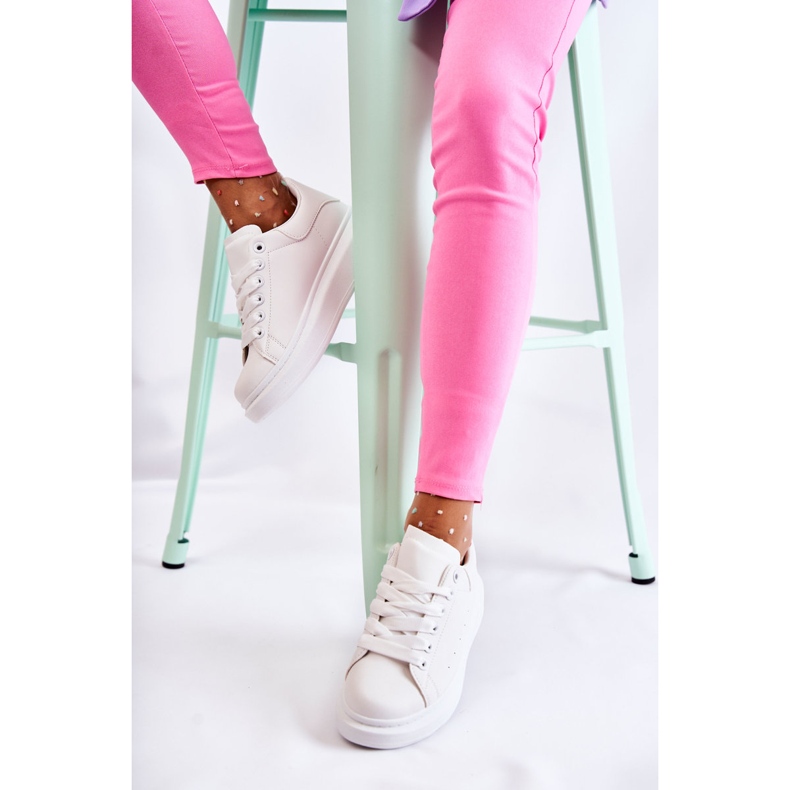 FS3 Ženske sportske cipele na platformi Bijeli Eliso bijela 2