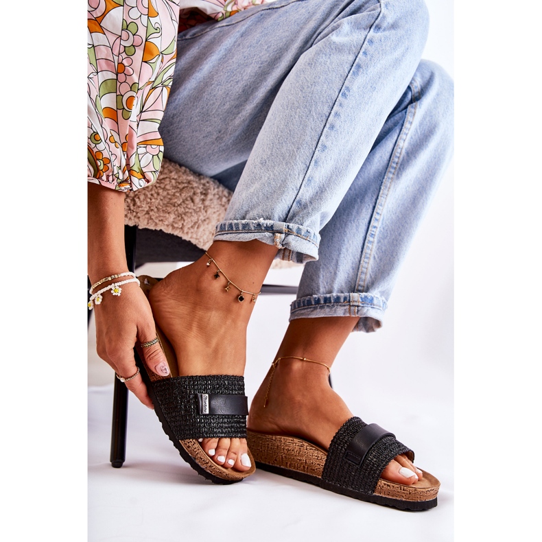 Ženske klasične papuče Inblu NM000025 crne crno 1