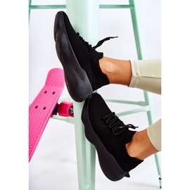 PS1 Crne ženske sportske cipele Dalmiro crne crno 4