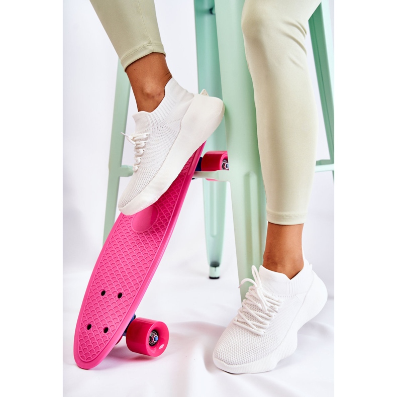 PS1 Bijele slip-on ženske sportske cipele Dalmiro bijela 1