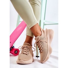 Ženske sportske cipele slip on bež boje Dalmiro 1