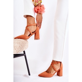 FB1 Modne sandale na Sinari narančastoj šipki narančasta 2