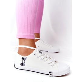 Klasične ženske tenisice Big Star HH274109 Bijele bijela 4