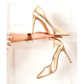 Seastar Zlatne pumpice NF-51P zlatni 1