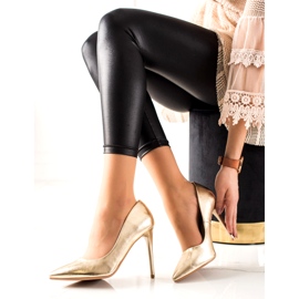 Seastar Zlatne pumpice NF-51P zlatni 2