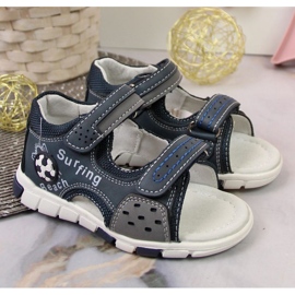 Velcro sandale NEWS Jr EU651A tamnoplavo-siva tamnoplava 2