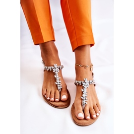 S.Barski Ženske ljetne sandale Silver Margery srebro 1