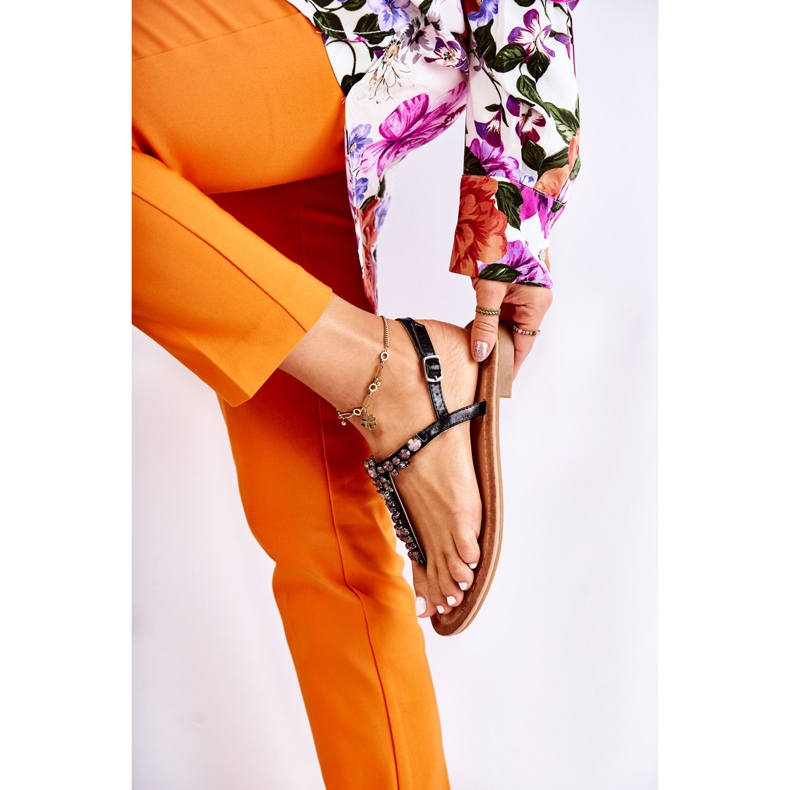 S.Barski Ženske sandale za ljeto Black Margery crno 2