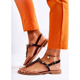 S.Barski Ženske sandale za ljeto Black Margery crno 1