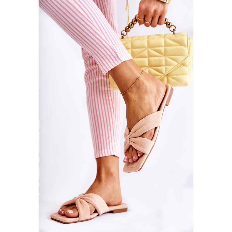 Ženske velur papuče svijetloružičaste Vanilla Sky ružičasta 2