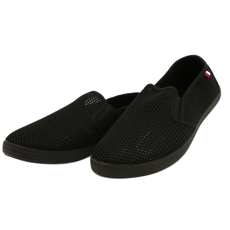 Atletico muške otvorene slip-on cipele WY18922 crna 2