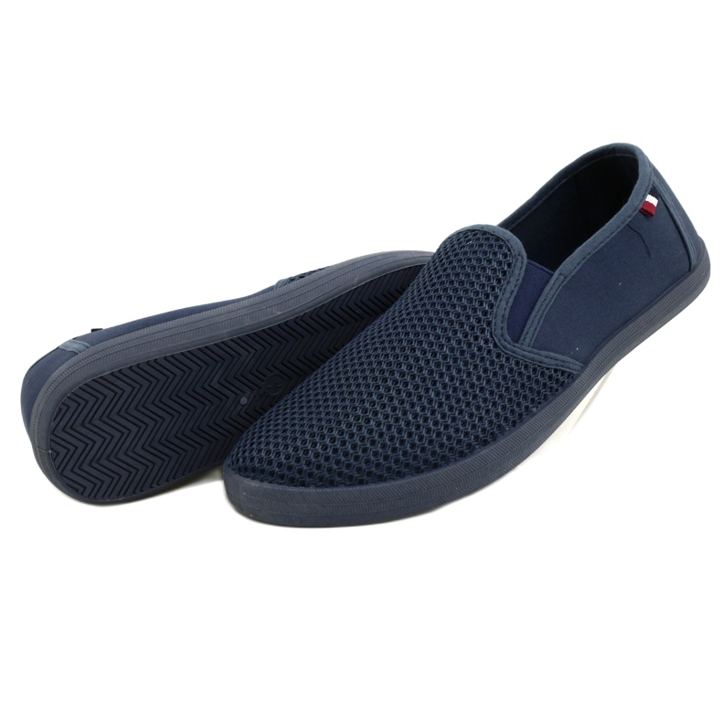 Atletico muške otvorene slip-on cipele WY18922 plava 4