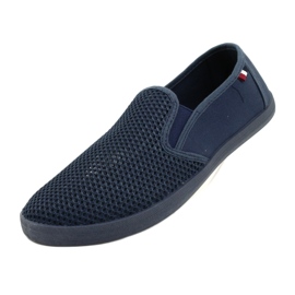 Atletico muške otvorene slip-on cipele WY18922 plava 3