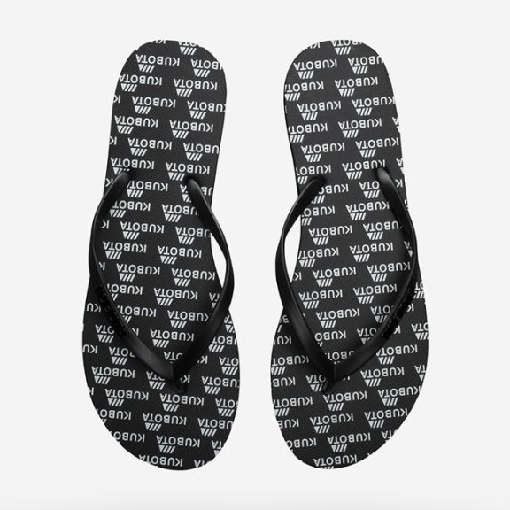 Kubota KUB7 crne gumene japanke crna 1