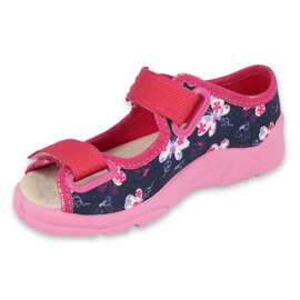 Befado dječje cipele 869X145 mornarsko plava ružičasta 1