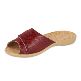 Befado ženske cipele pu 265D021 smeđa crvena 1