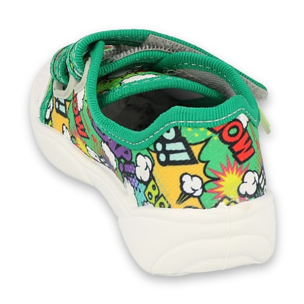 Dječje papuče Befado za čičak 907p122 zeleno zelena 2