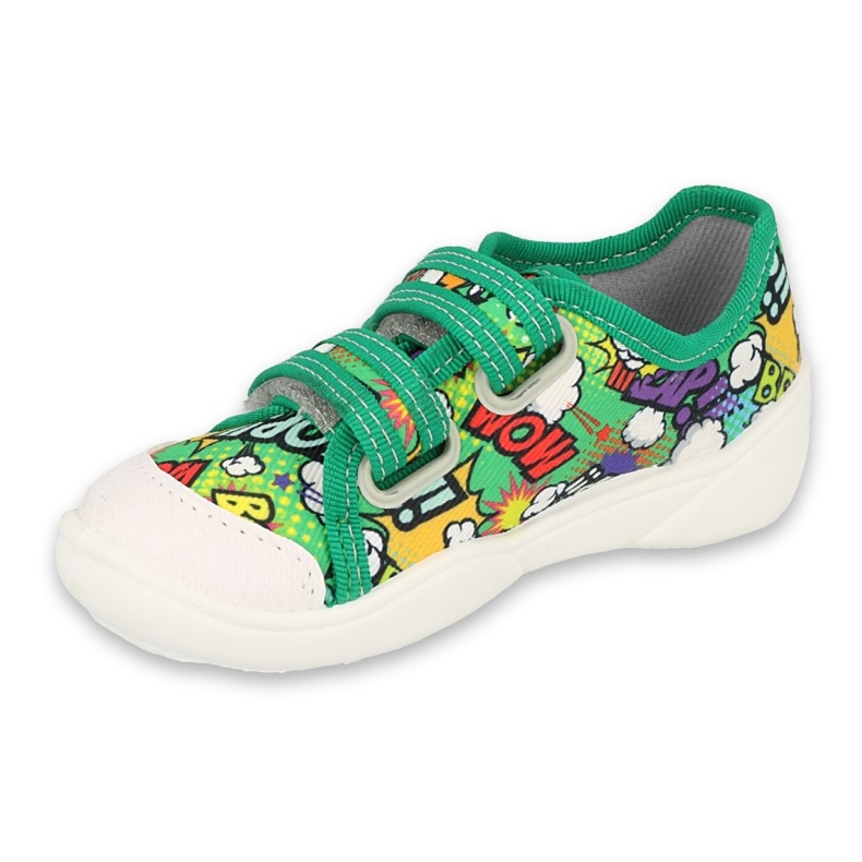 Dječje papuče Befado za čičak 907p122 zeleno zelena 1