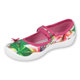 Befado dječje cipele 114X431 ružičasta zelena 1