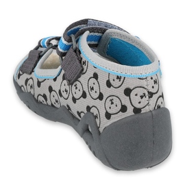 Befado žute dječje cipele 350P017 crno plava siva 2