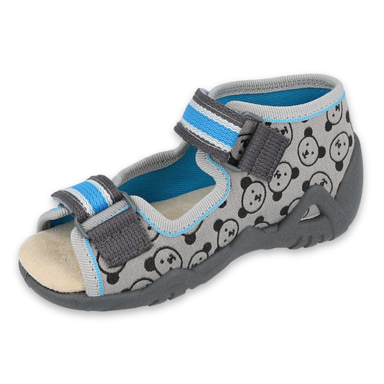 Befado žute dječje cipele 350P017 crno plava siva 1