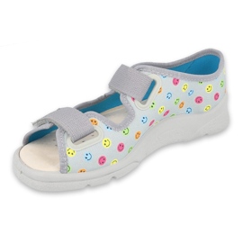 Befado dječje cipele 869Y153 ružičasta siva višebojan 1