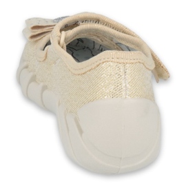 Dječje papuče Befado s lukom 109p206 zlatna 2