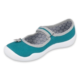 Befado dječje cipele 114X434 siva zelena 1