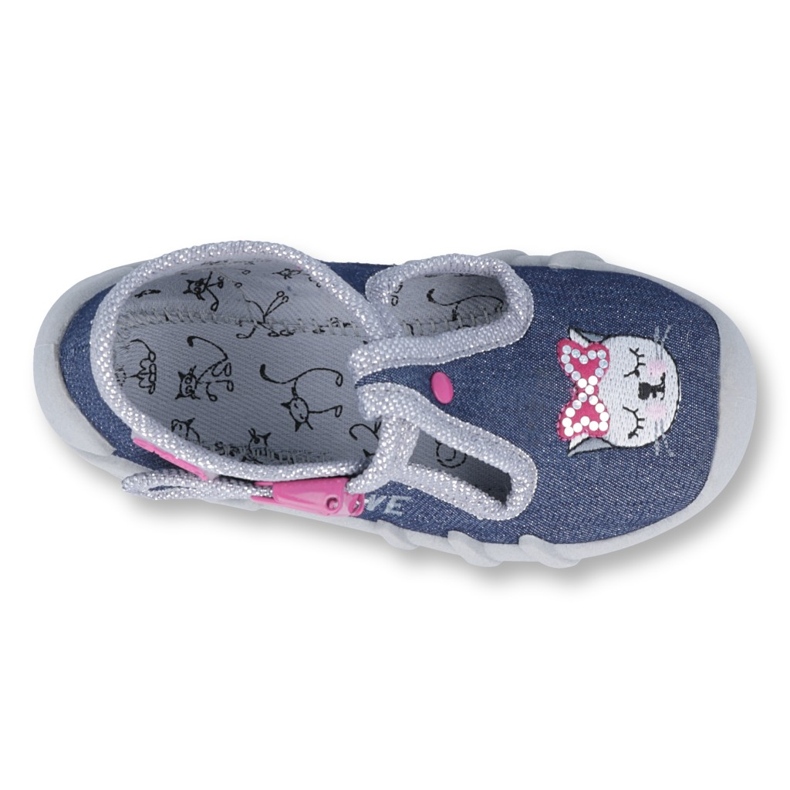 Befado dječje cipele 110P361 mornarsko plava ružičasta raznobojna 1