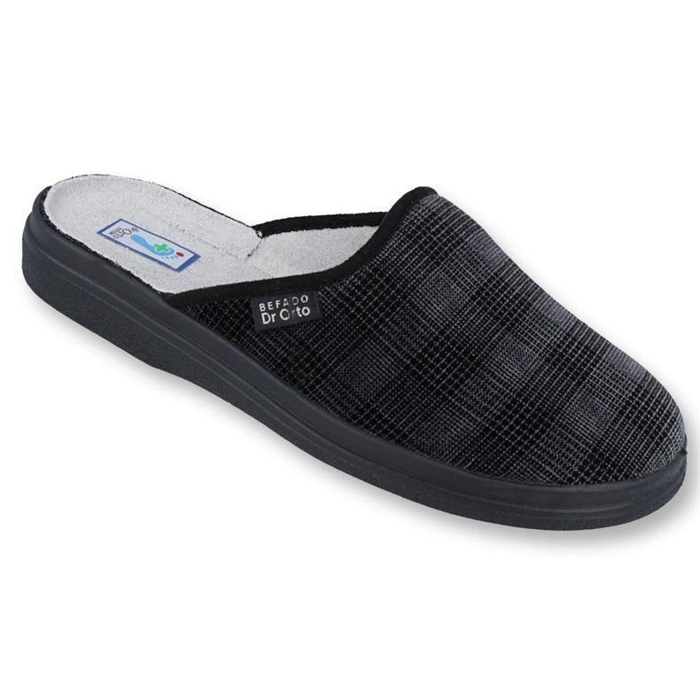 Befado muške cipele pu 125M011 crna siva 1