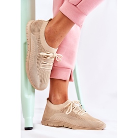 FM1 Ženske bež Sequro slip on sportske cipele 2