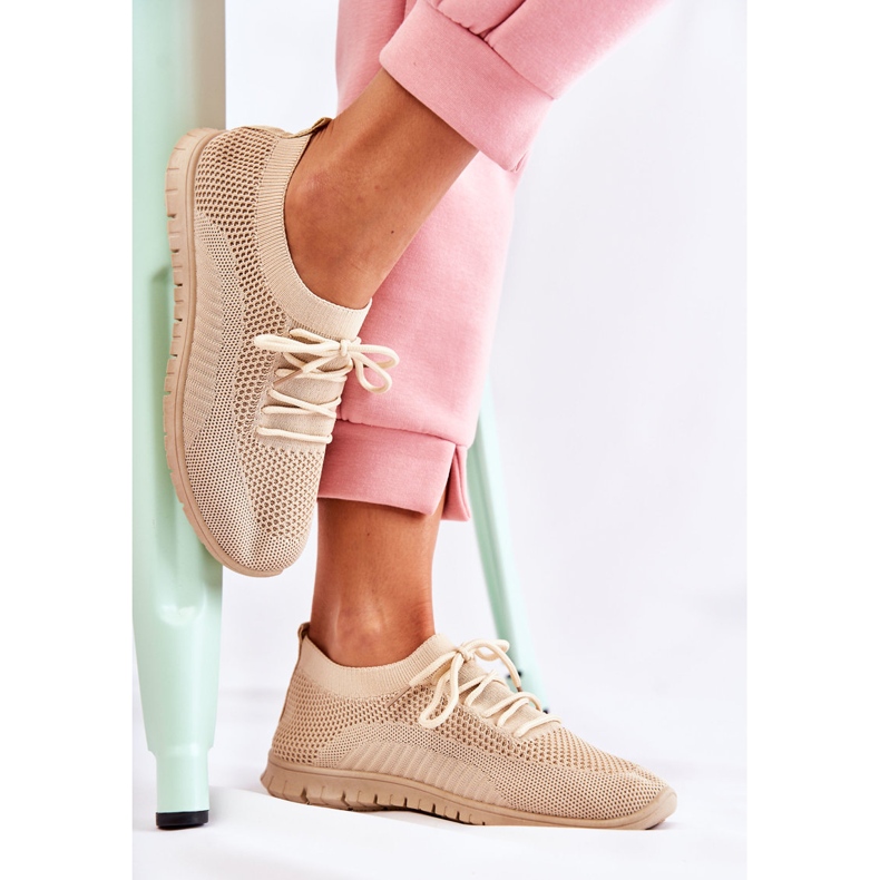 FM1 Ženske bež Sequro slip on sportske cipele 2