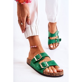 FB1 Ženski zeleni slip-on Misandei zelena 1