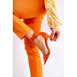 Ženske antilop sandale na petu narančasti Marconi narančasta 1