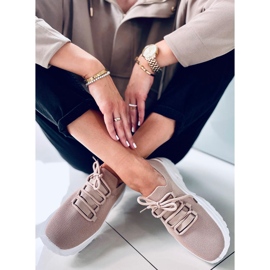 Wendy Khaki tenisice s čarapama bež 1