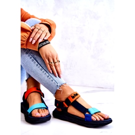 Ženske sportske sandale Lee Cooper LCW-22-34-0953L Multicolor tamnoplava narančasta višebojan 4