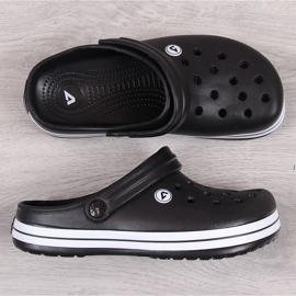 American Club crne muške crne papuče crna 1